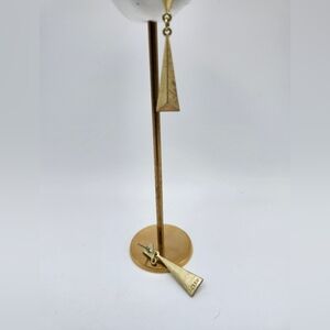 J. CREW vintage gold tone earrings.  Pierced with post.